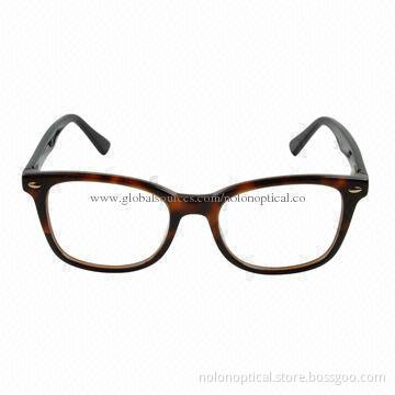 Tortoise Acetate Full Rim Eyeglass Frame, OEM/ODM Orders and Logos Available